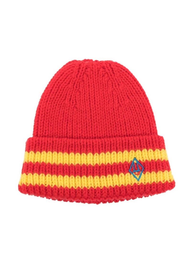 The Animals Observatory Pony logo-embroidered wool beanie von The Animals Observatory