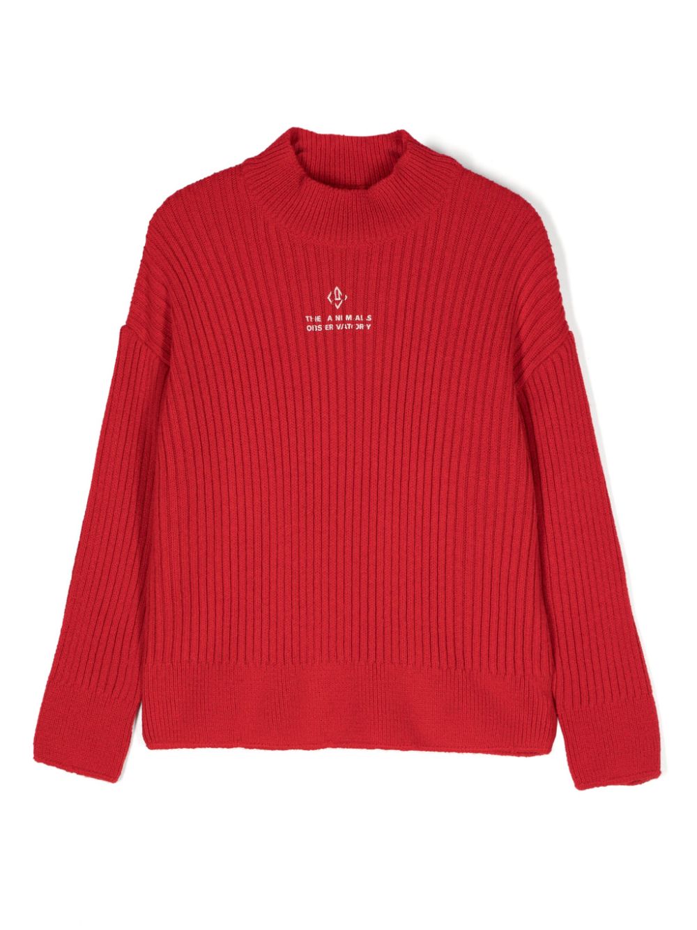 The Animals Observatory The Seal logo-print jumper - Red von The Animals Observatory