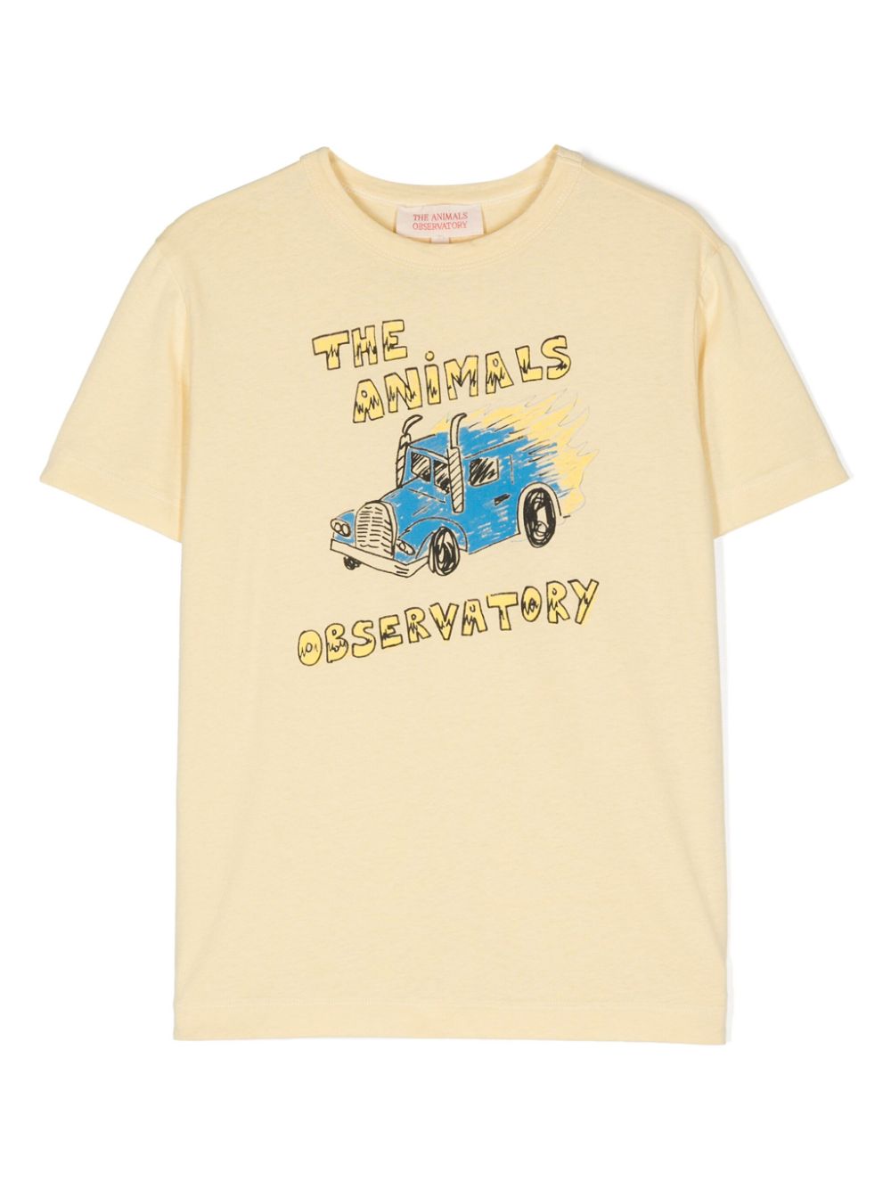 The Animals Observatory The Truck Rooster cotton T-shirt - Yellow von The Animals Observatory