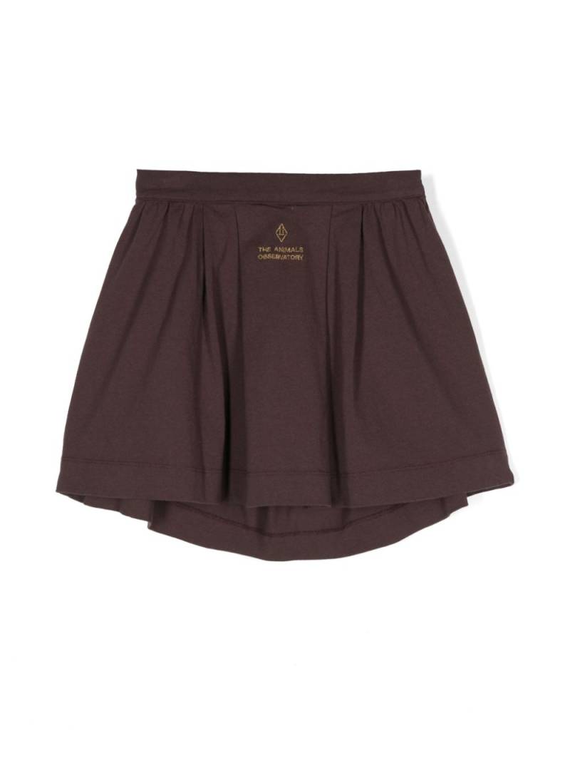 The Animals Observatory Turkey track skirt - Brown von The Animals Observatory