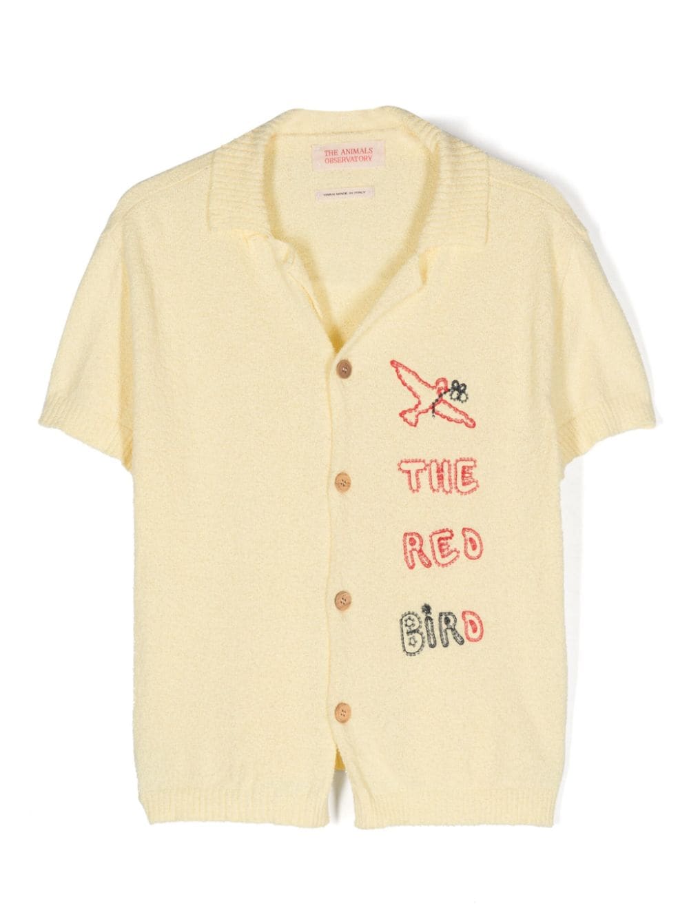 The Animals Observatory Whale short-sleeve cardigan - Yellow von The Animals Observatory