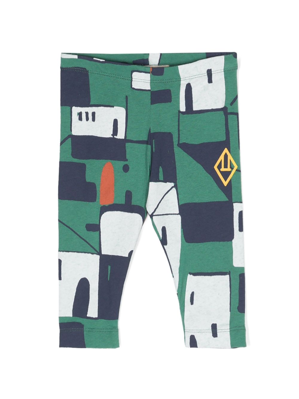 The Animals Observatory graphic-print leggings - Green von The Animals Observatory