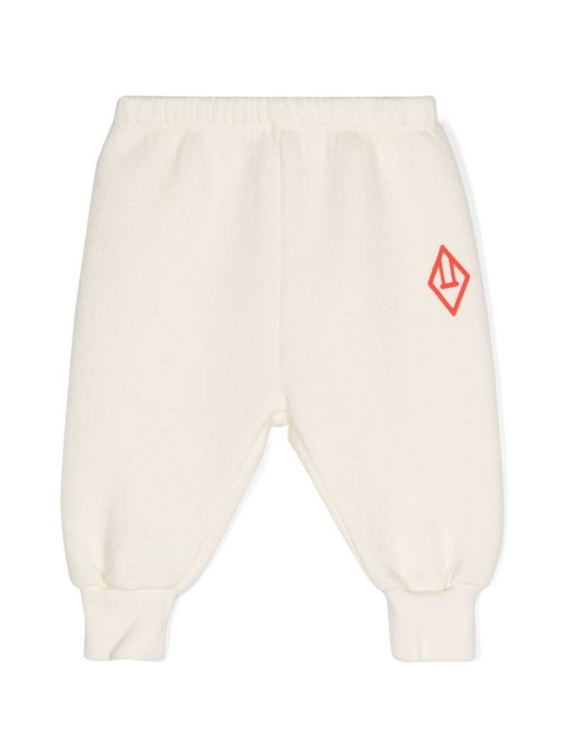 The Animals Observatory logo-print jersey track pants - White von The Animals Observatory