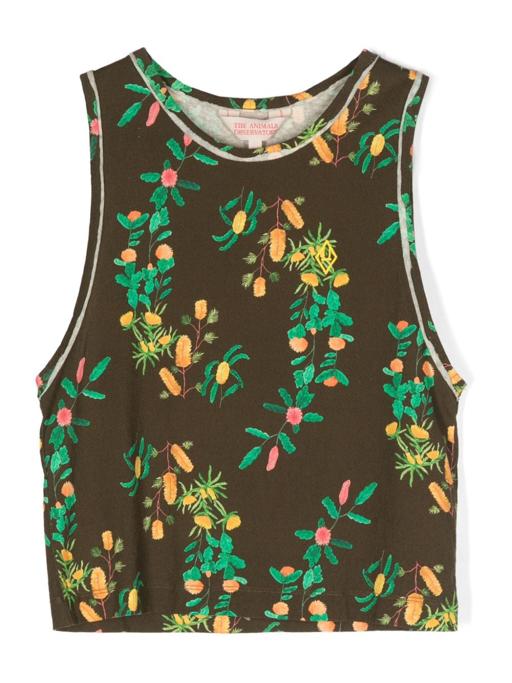 The Animals Observatory sleeveless organic cotton tank top - Brown von The Animals Observatory