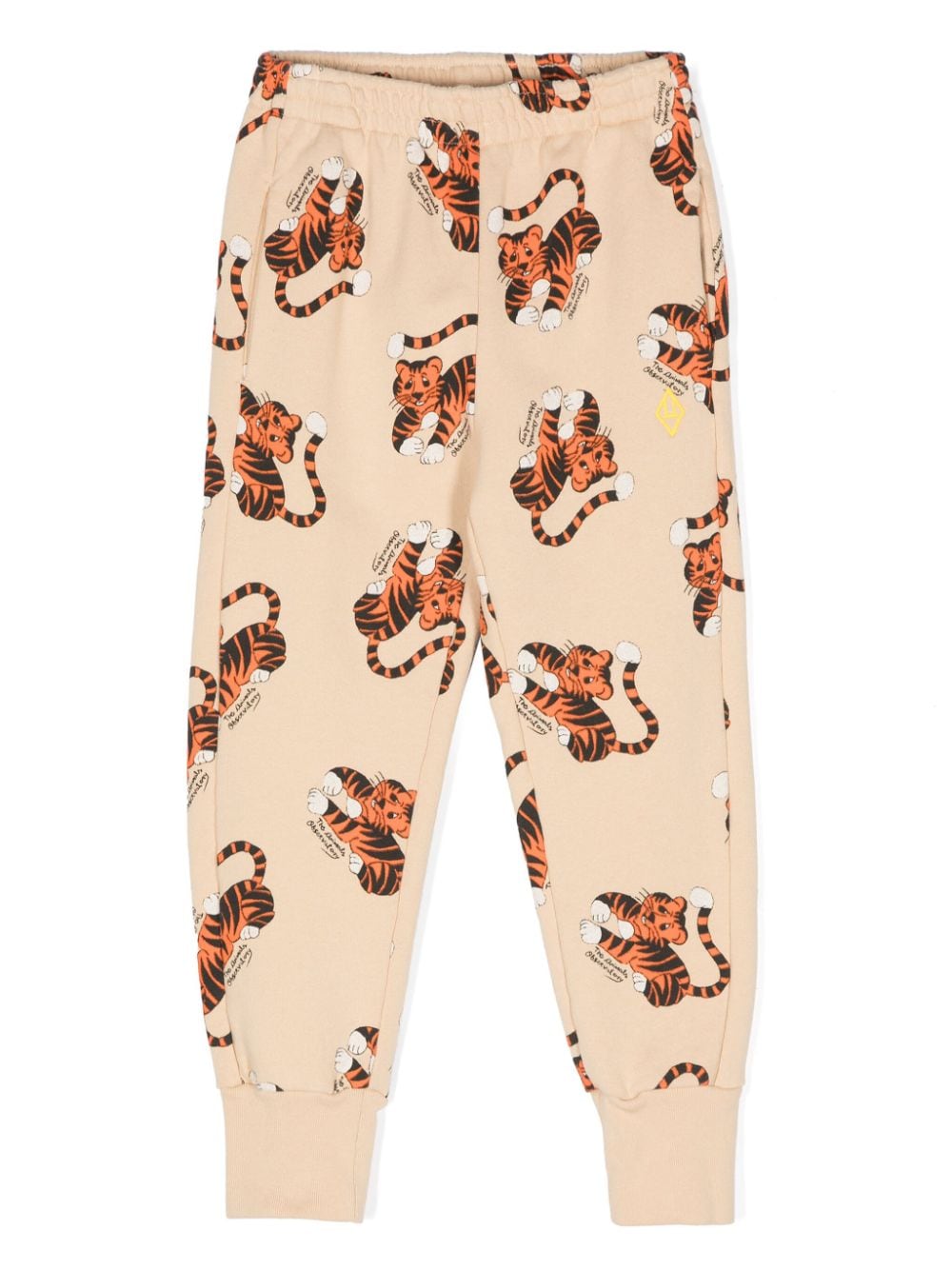 The Animals Observatory tiger-print cotton track pants - Neutrals von The Animals Observatory