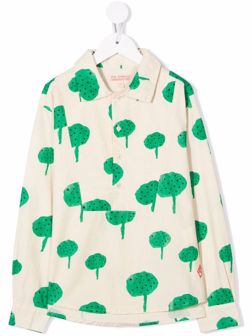 The Animals Observatory tree-print shirt - Neutrals von The Animals Observatory