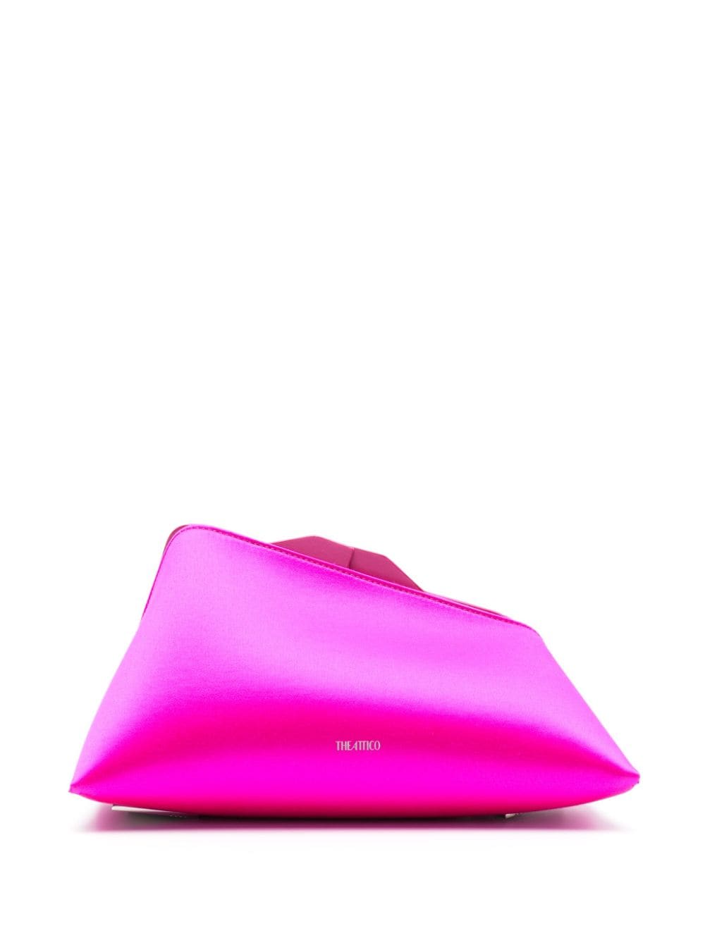 The Attico 8.30PM satin-finish clutch bag - Pink von The Attico