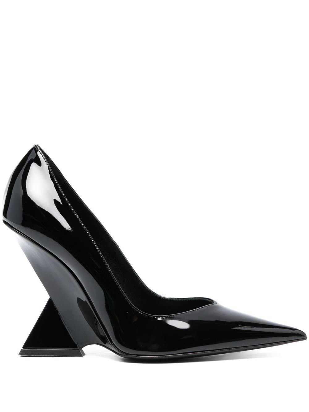 The Attico Cheope 105mm pointed-toe pumps - Black von The Attico