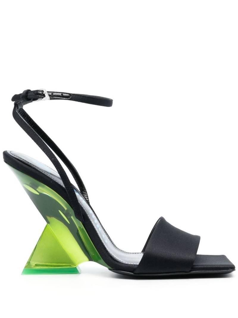 The Attico Cheope 105mm sandals - Black von The Attico