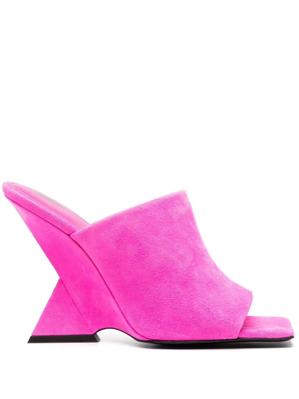 The Attico Cheope 105mm square-toe mules - Pink von The Attico
