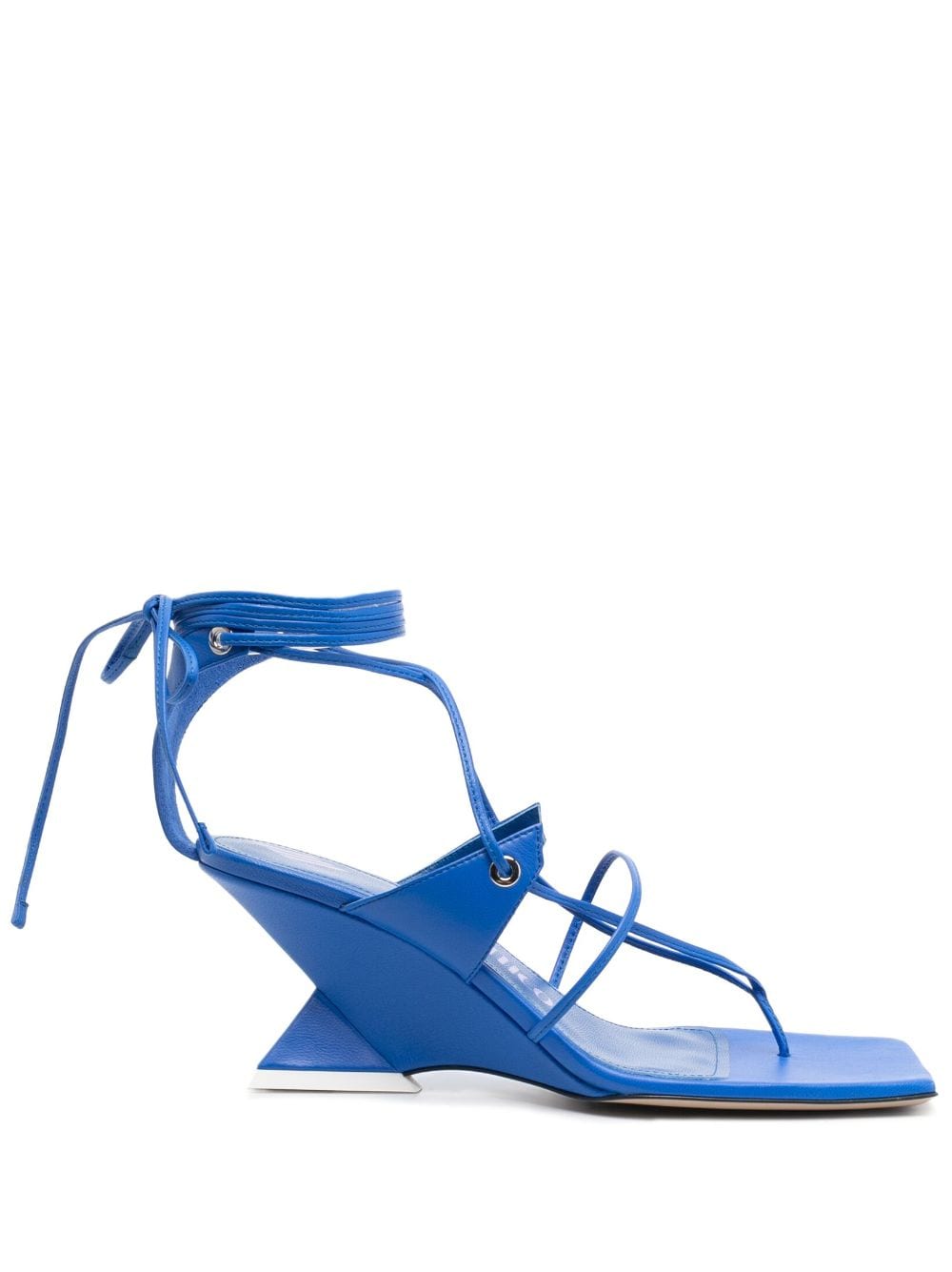 The Attico Cheope 80mm lace-up sandals - Blue von The Attico
