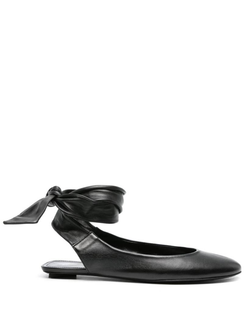 The Attico Cloe ballerina shoes - Black von The Attico