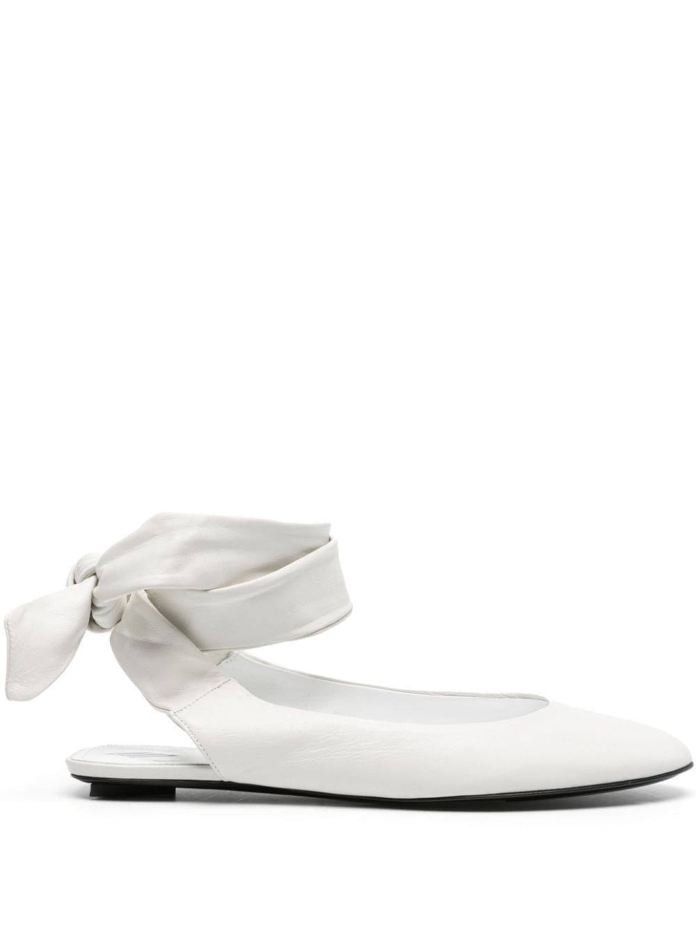 The Attico Cloe ballerina shoes - White von The Attico