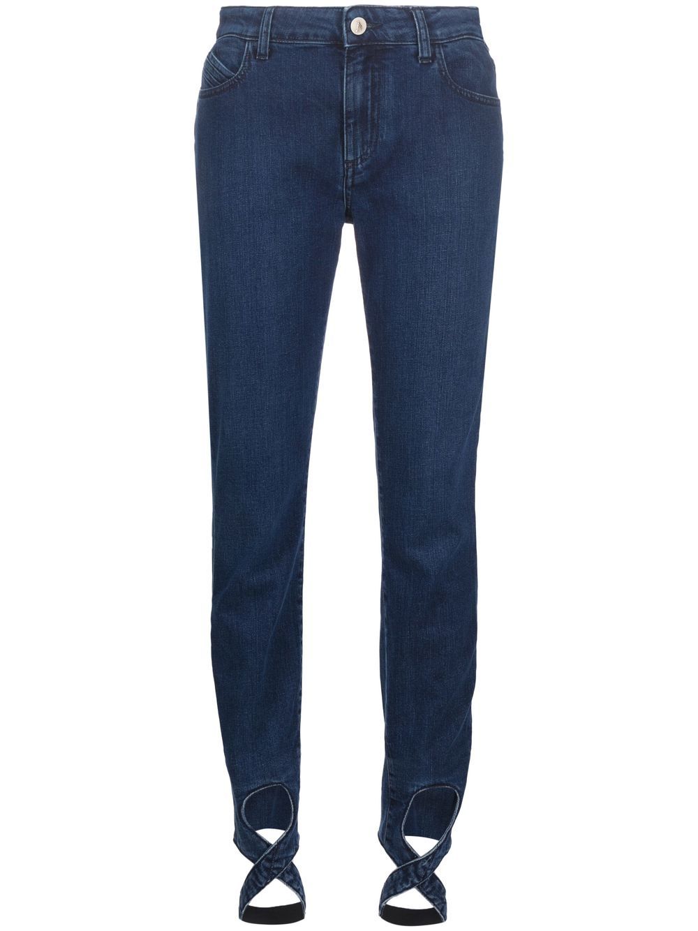 The Attico Dakota high-rise skinny jeans - Blue von The Attico