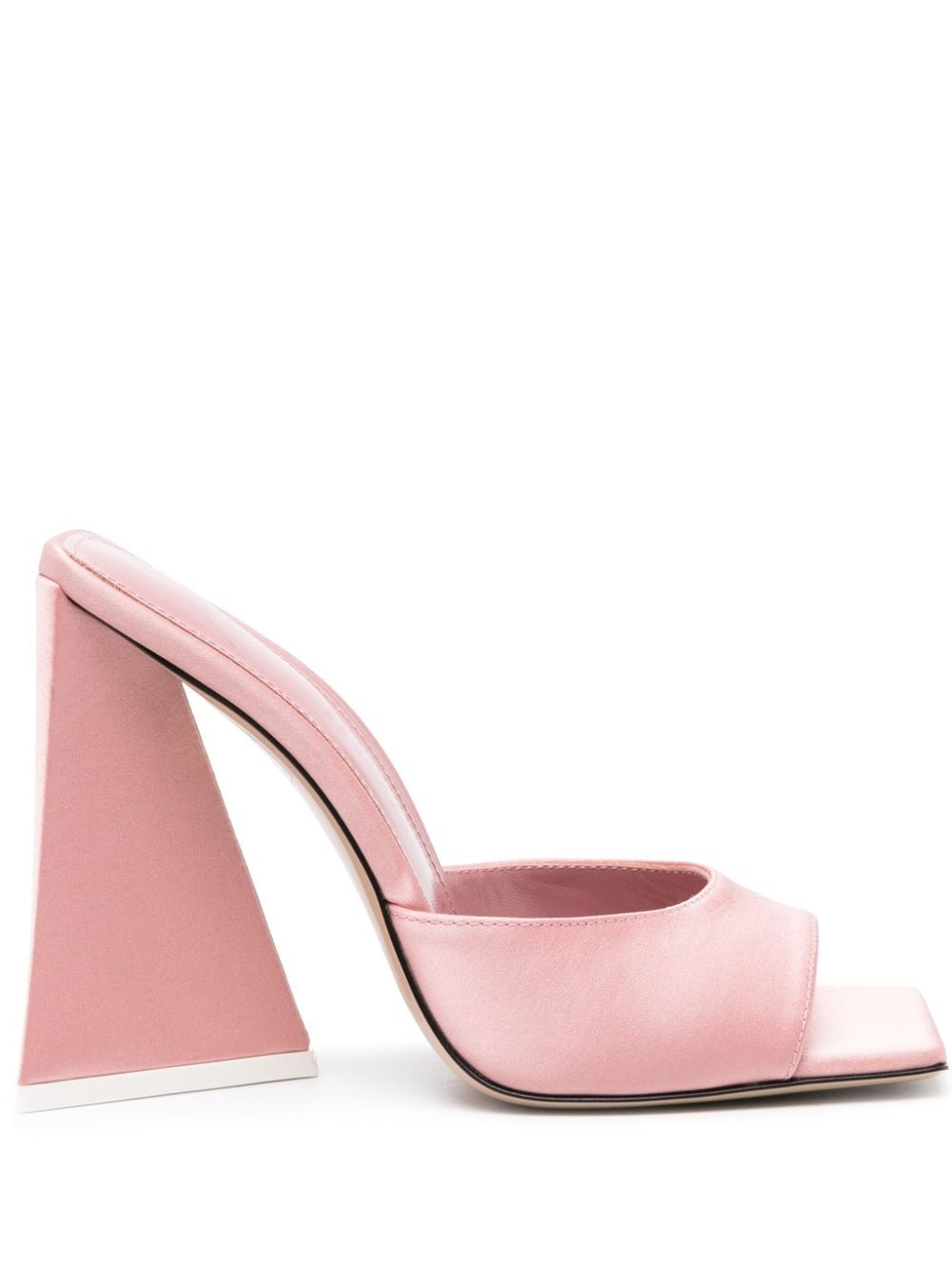 The Attico Devon 110mm satin mules - Pink von The Attico