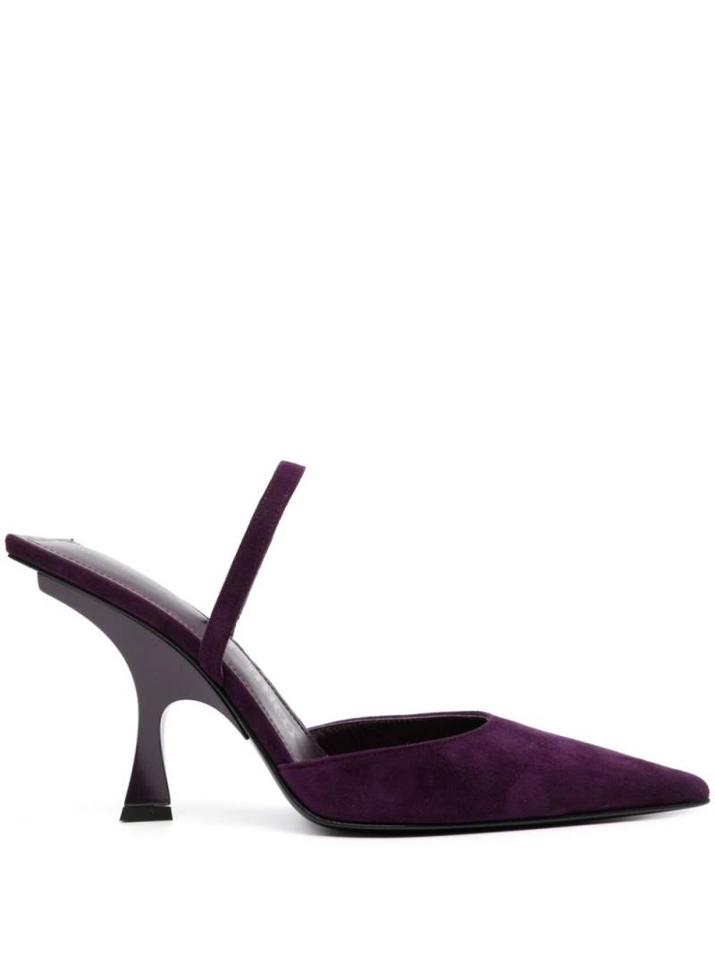 The Attico Ester 95mm slingback mules - Purple von The Attico