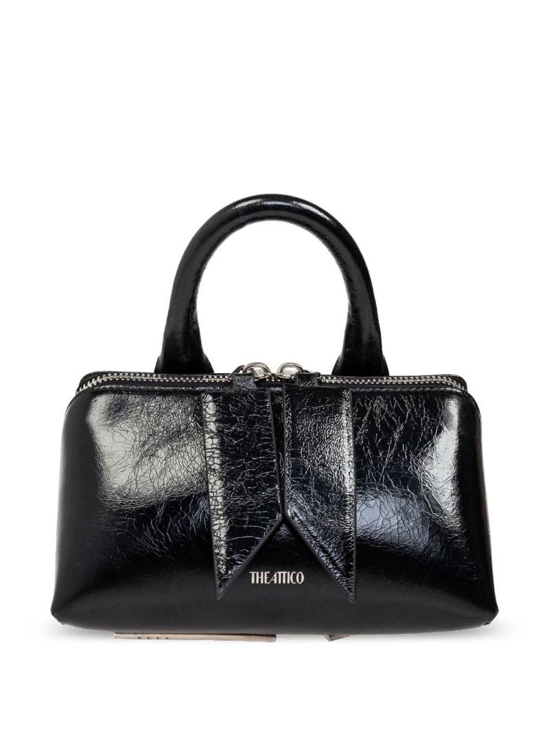 The Attico Friday leather tote bag - Black von The Attico