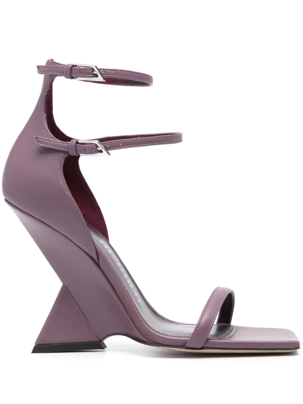 The Attico Grace 105mm leather sandals - Purple von The Attico