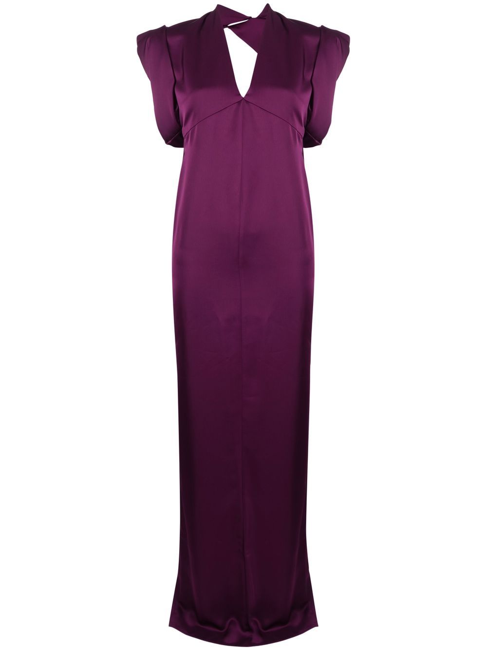 The Attico Kara V-neck dress - Purple von The Attico