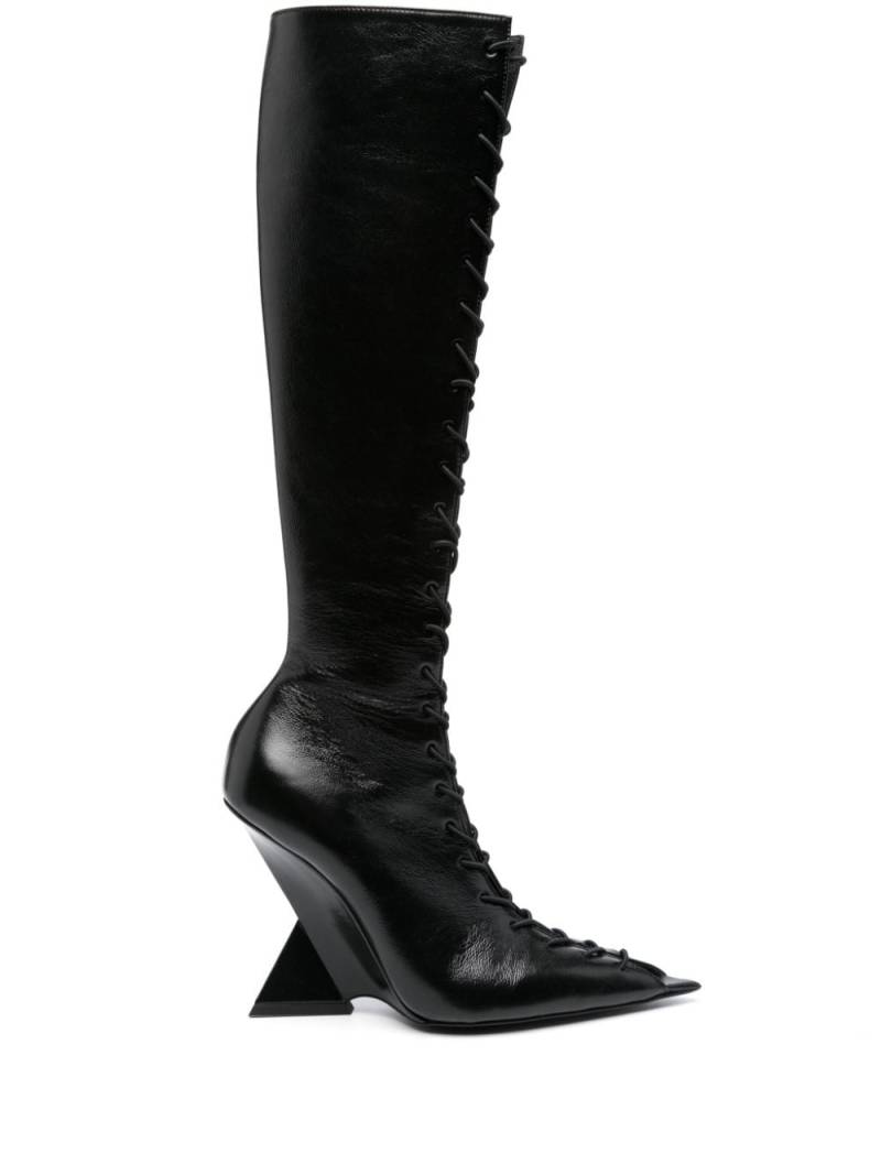 The Attico Morgan pointed-toe boots - Black von The Attico