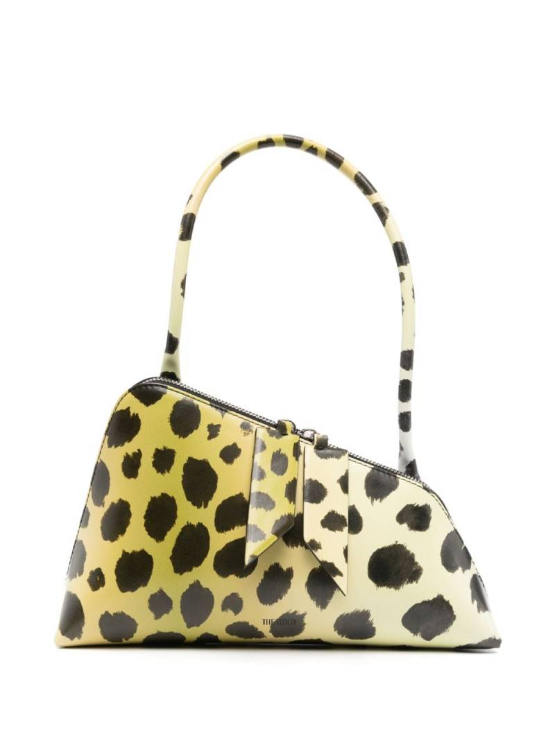 The Attico Sunrise giraffe-print shoulder bag - Yellow von The Attico