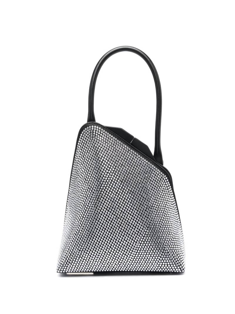 The Attico Sunset rhinestone-embellished tote bag - Black von The Attico