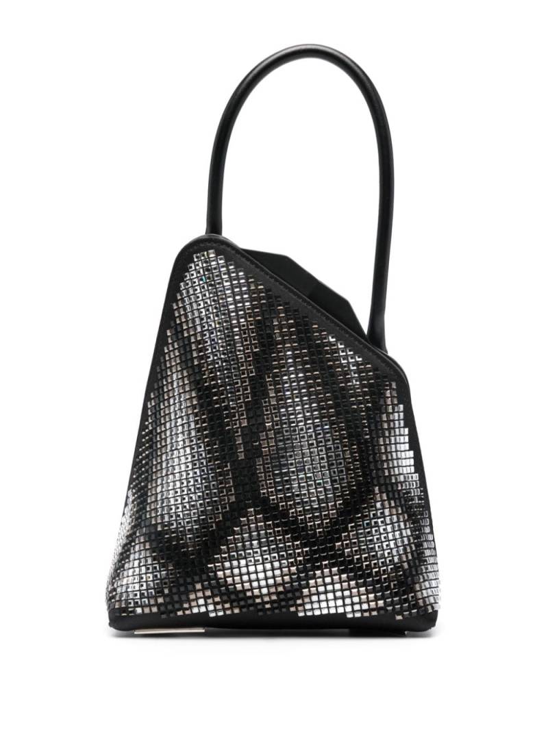 The Attico Sunset shoulder bag - Black von The Attico