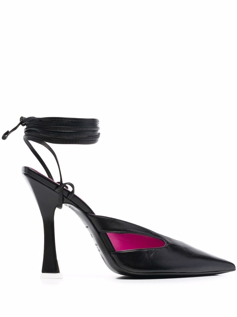 The Attico ankle-wrap pumps - Black von The Attico