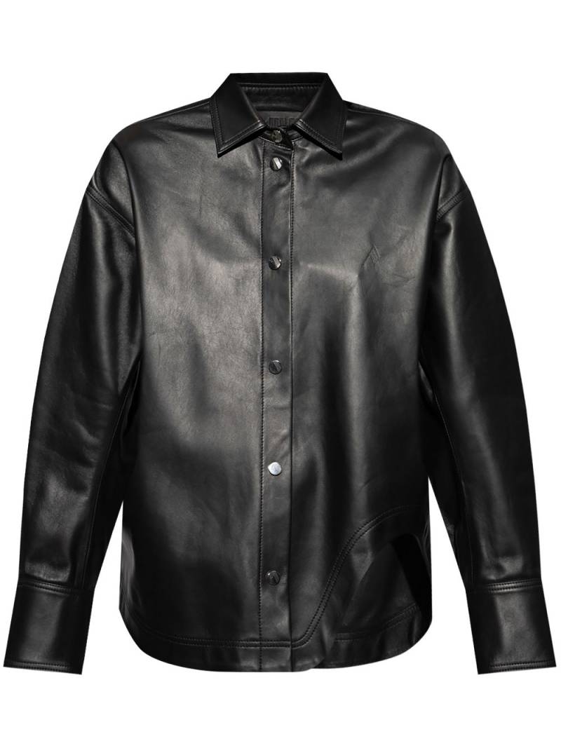 The Attico embroidered shirt - Black von The Attico