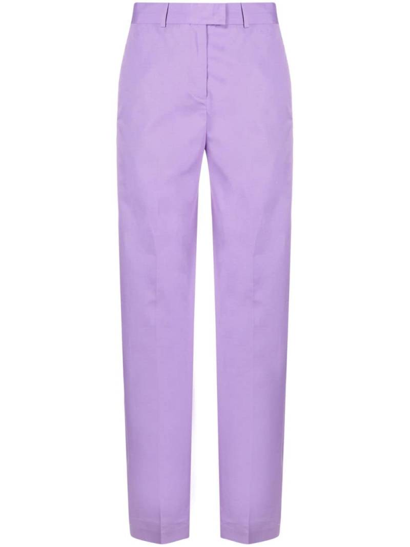 The Attico high-waisted straight-leg trousers - Purple von The Attico