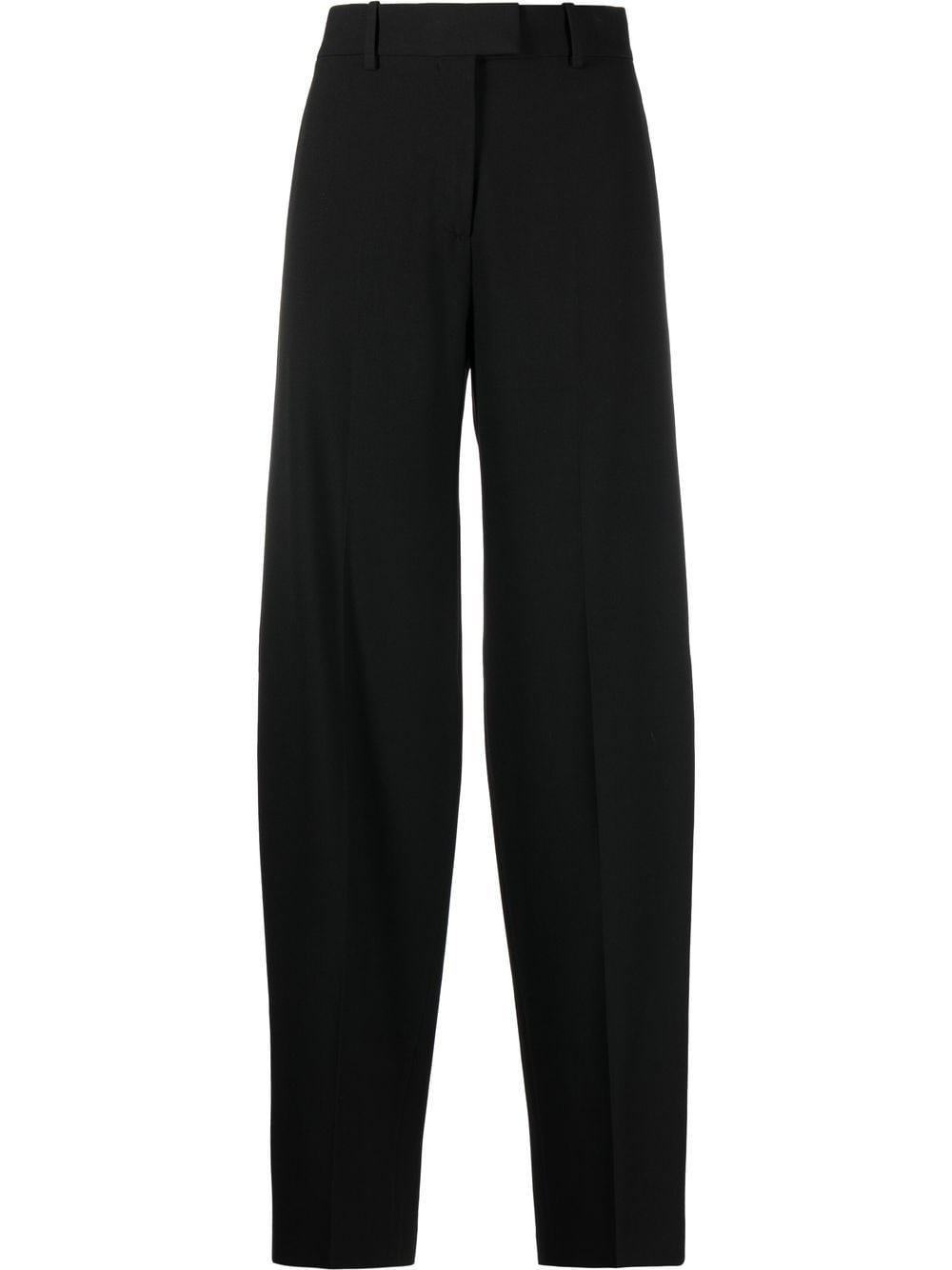 The Attico high-waisted wide-leg trousers - Black von The Attico