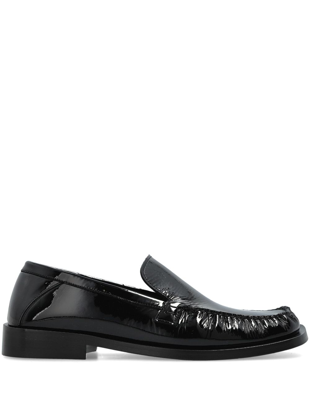 The Attico leather loafers - Black von The Attico