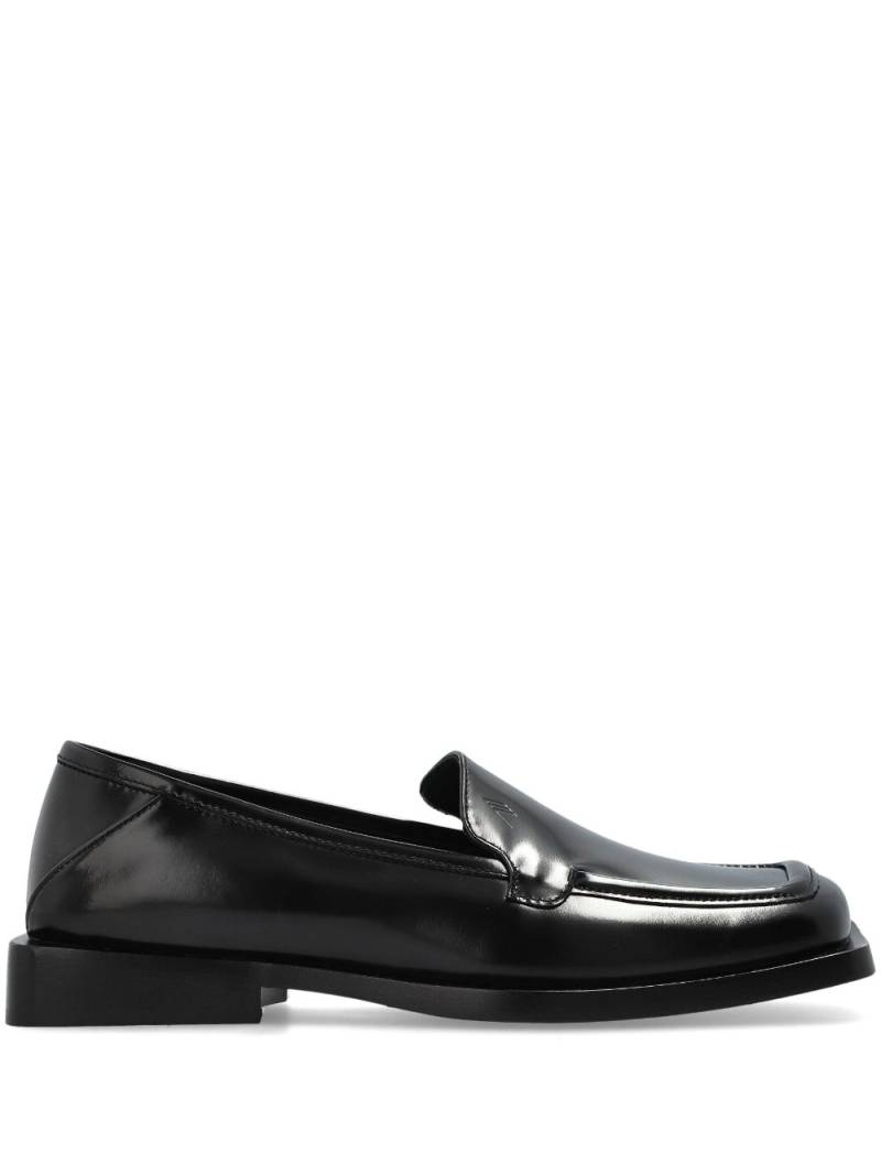 The Attico leather loafers - Black von The Attico