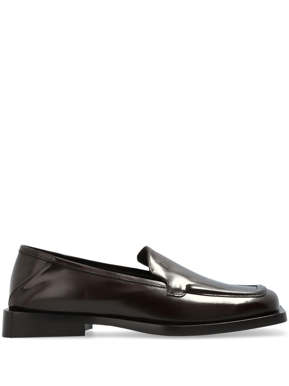 The Attico leather loafers - Black von The Attico