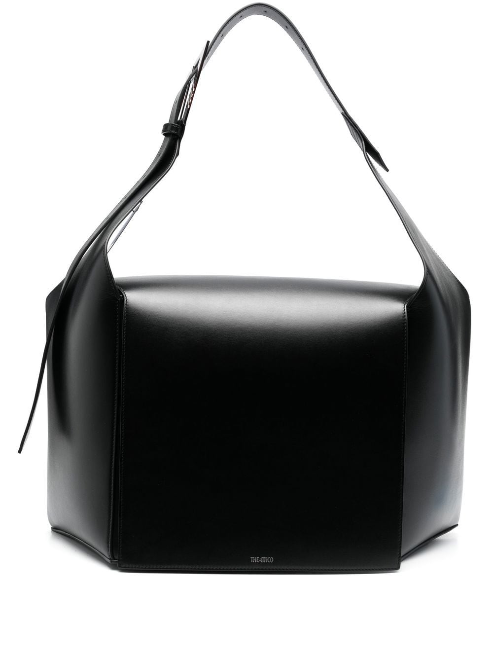 The Attico logo-detail shoulder bag - Black von The Attico