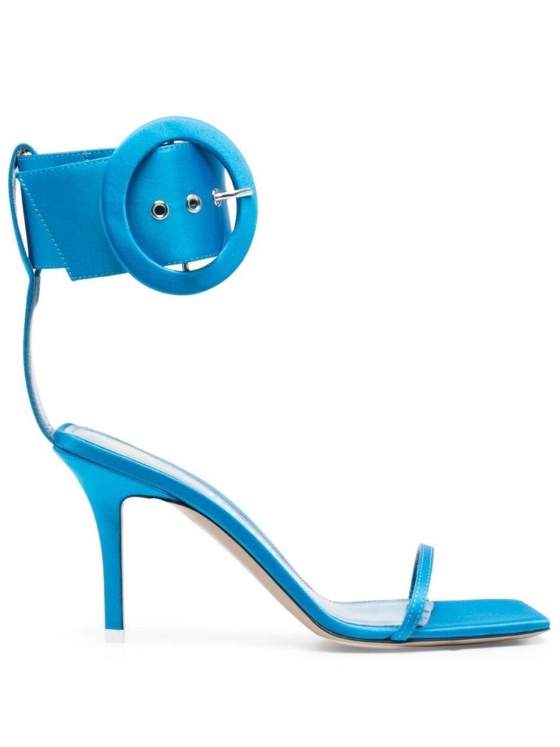 The Attico open-toe buckle-detail sandals - Blue von The Attico