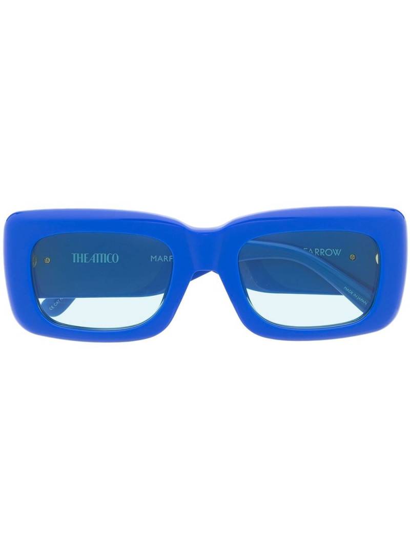 The Attico oversized-frame sunglasses - Blue von The Attico