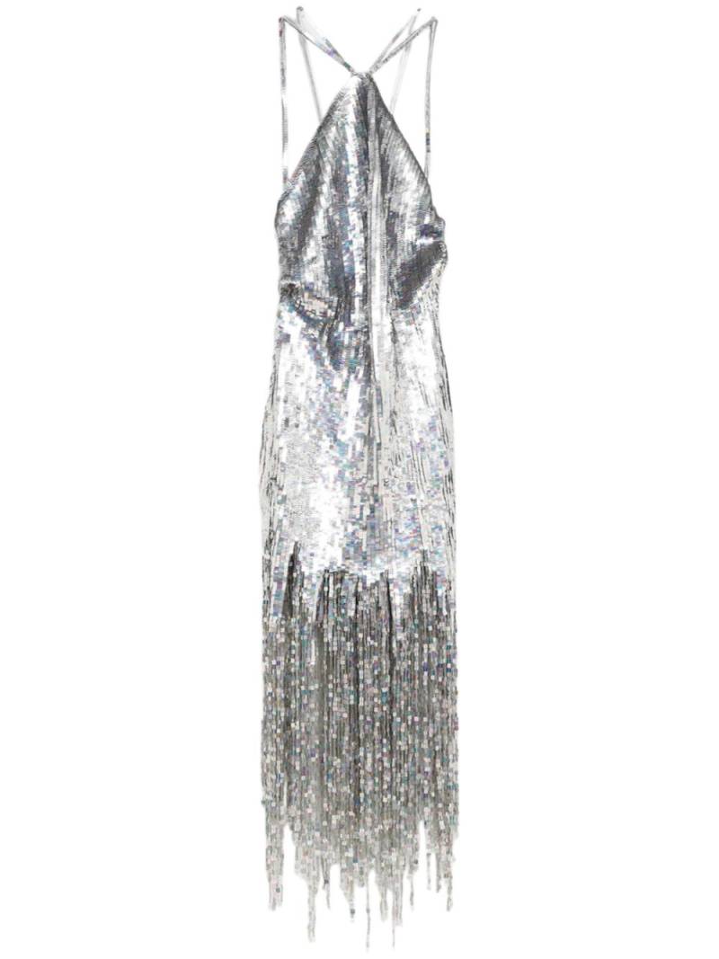 The Attico sequin-embellished mini dress - Silver von The Attico