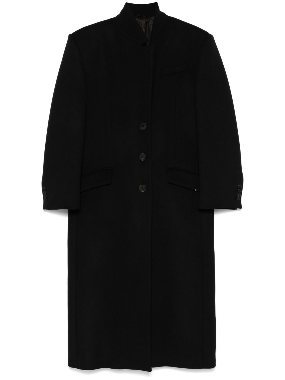 The Attico single-breasted coat - Black von The Attico