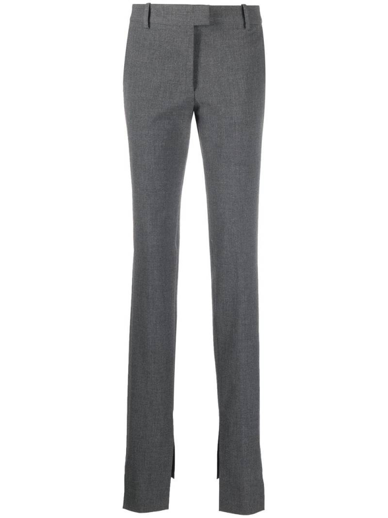 The Attico split cuff tailored trousers - Grey von The Attico