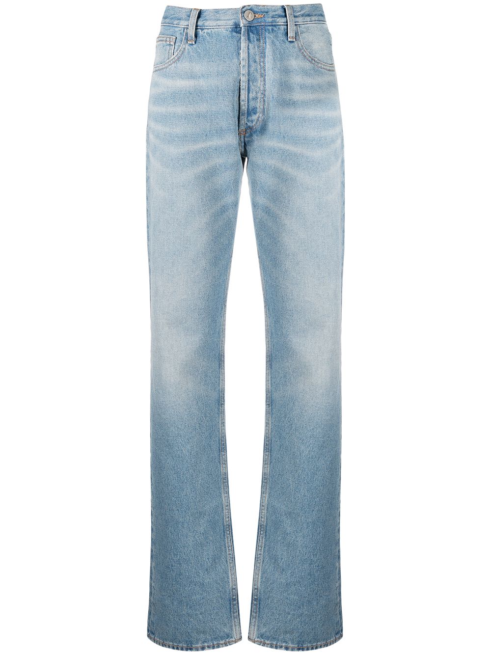 The Attico stonewashed boyfriend fit jeans - Blue von The Attico