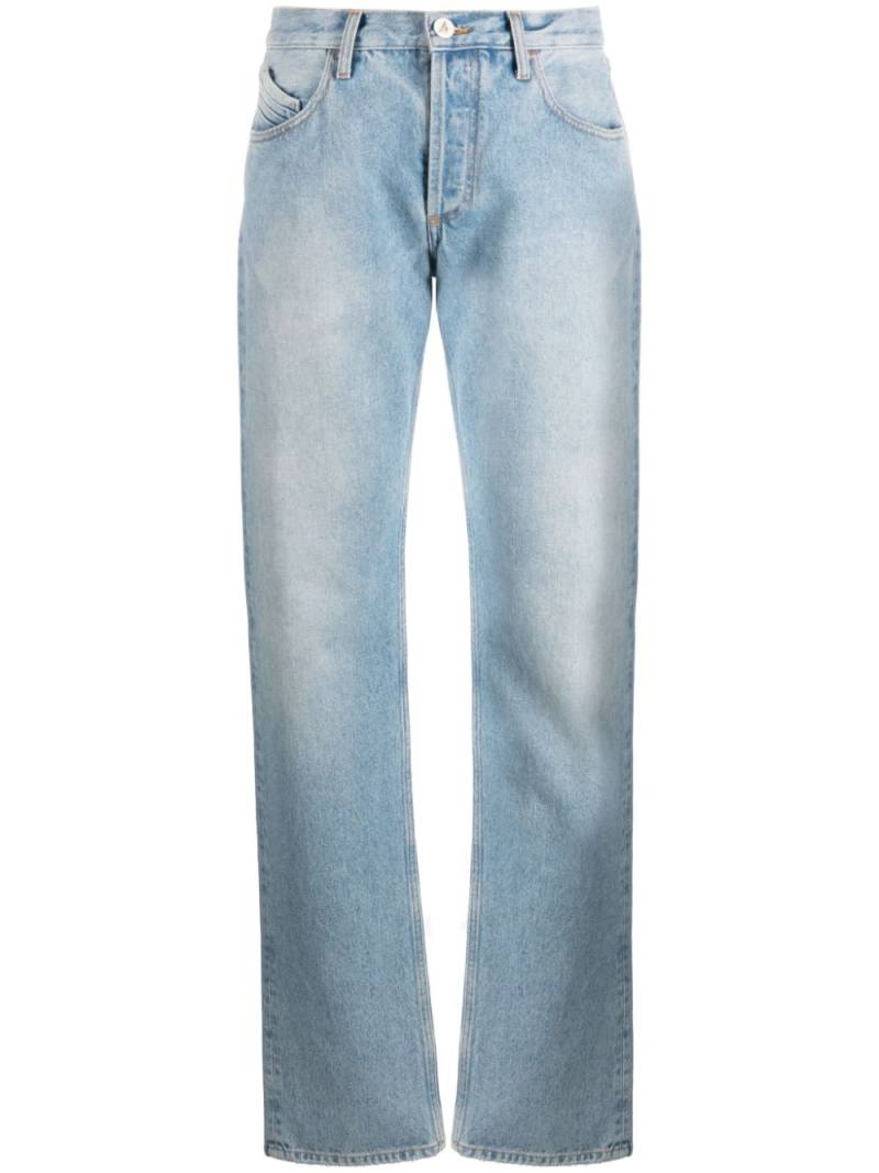 The Attico straight-leg jeans - Blue von The Attico