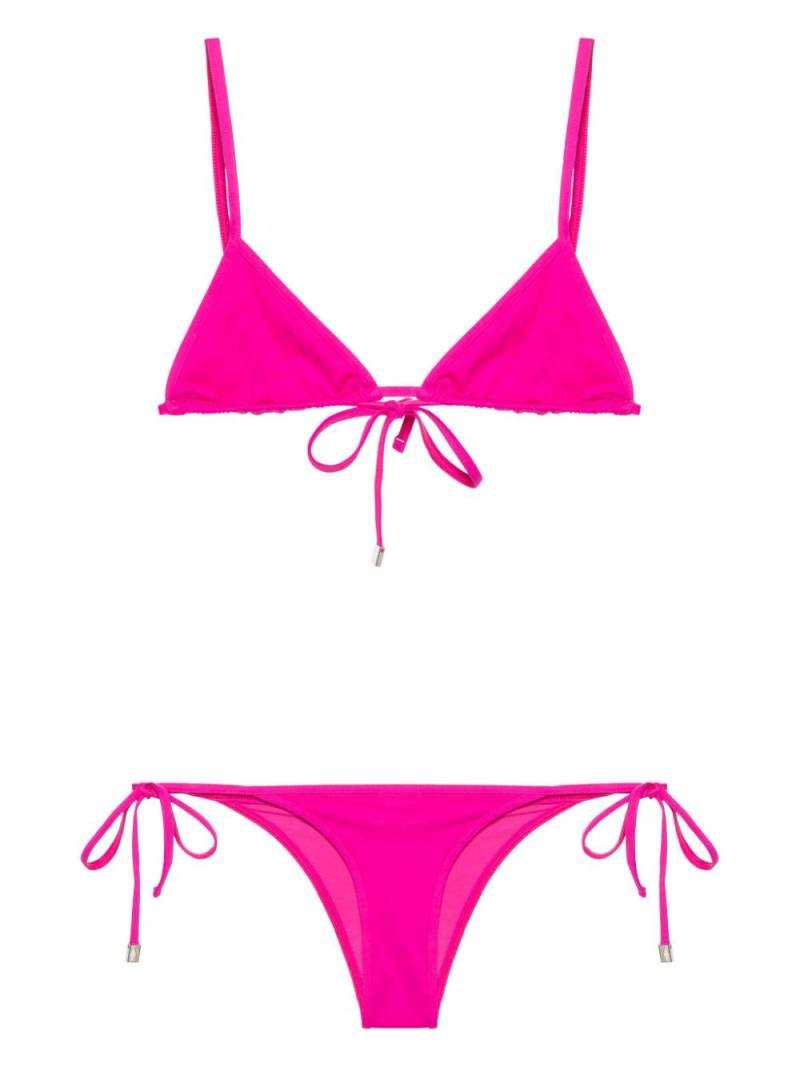 The Attico tie-fastening bikini - Pink von The Attico