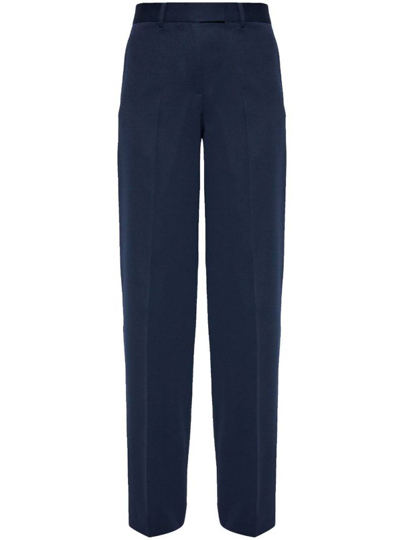 The Attico virgin-wool palazzo pants - Blue von The Attico