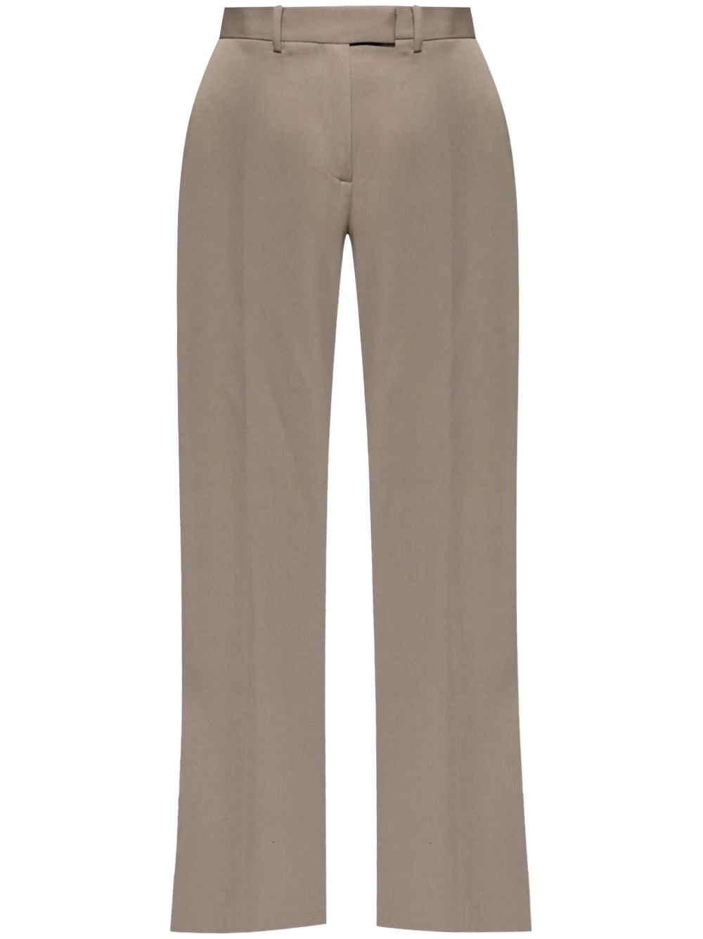 The Attico virgin-wool palazzo pants - Neutrals von The Attico