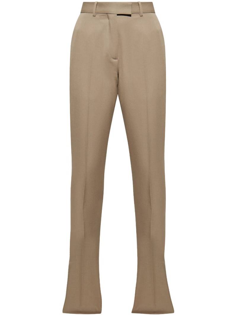 The Attico virgin-wool tailored trousers - Neutrals von The Attico