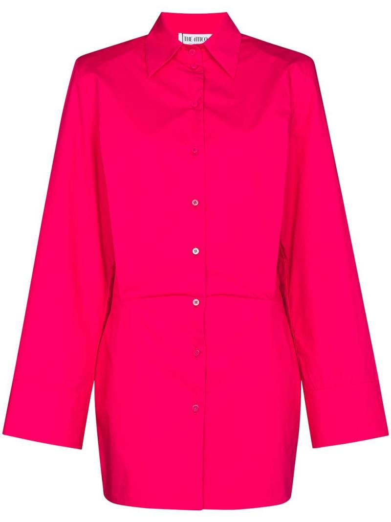 The Attico wide-sleeve cotton shirt dress - Pink von The Attico