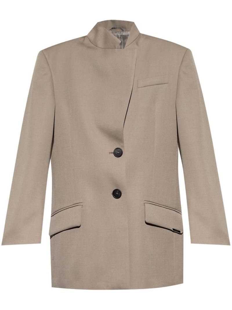 The Attico wool gabardine blazer - Neutrals von The Attico