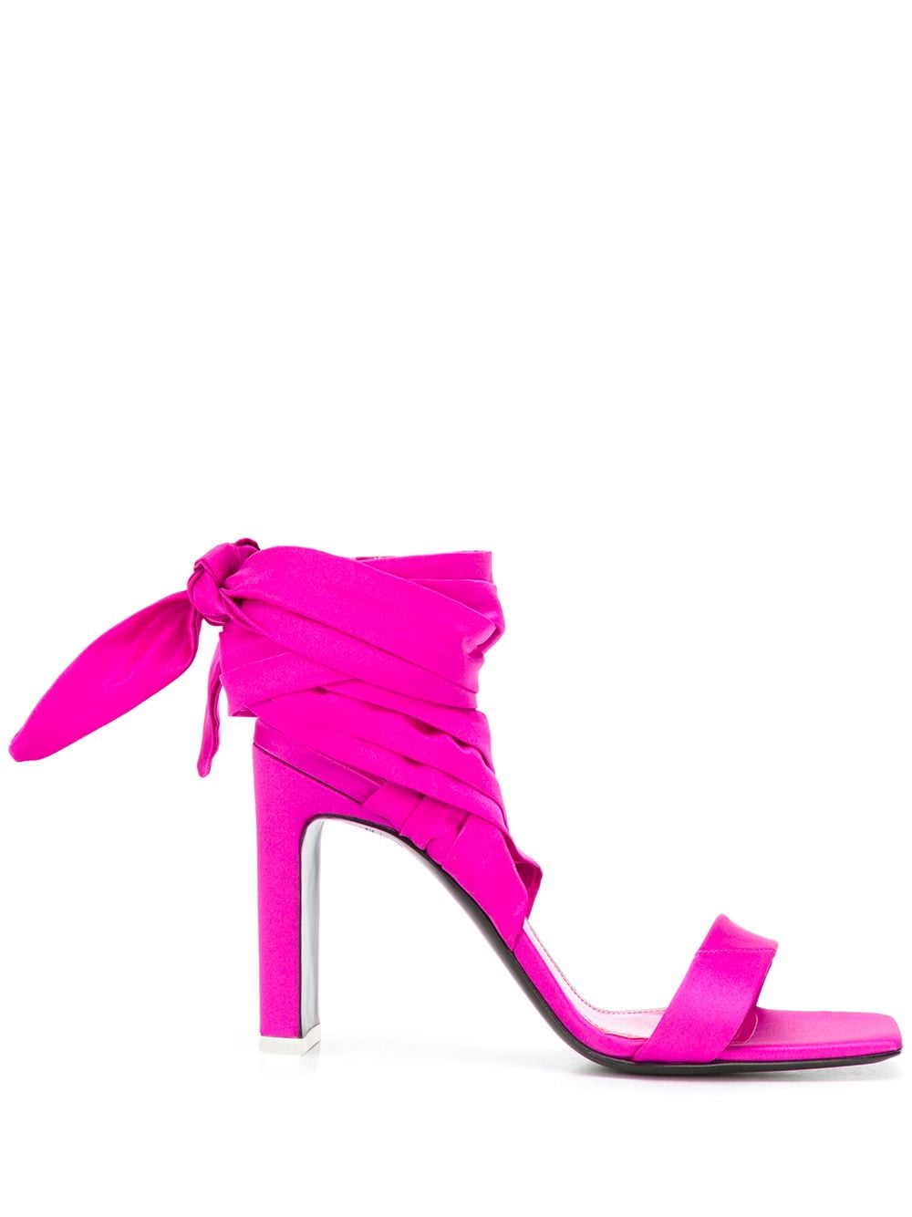 The Attico wraparound ankle tie sandals - Pink von The Attico