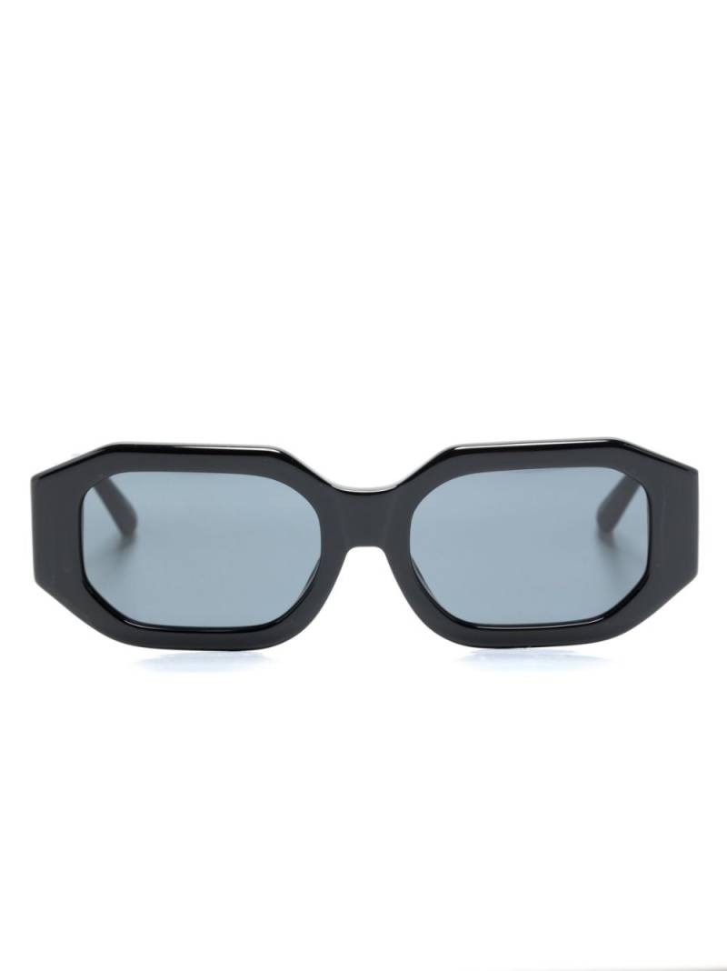 Linda Farrow x The Attico Blake rectangle-frame sunglasses - Black von Linda Farrow